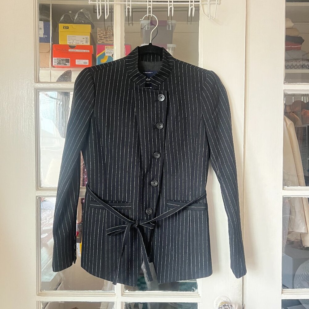Madewell Wool Blend Pinstripe Blazer | XS